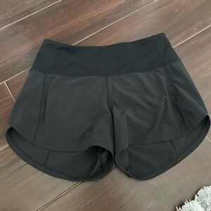 Women's Black Athletic Shorts